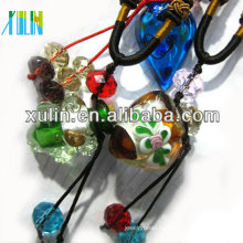 high quality empty perfume bottle murano glass vial pendant